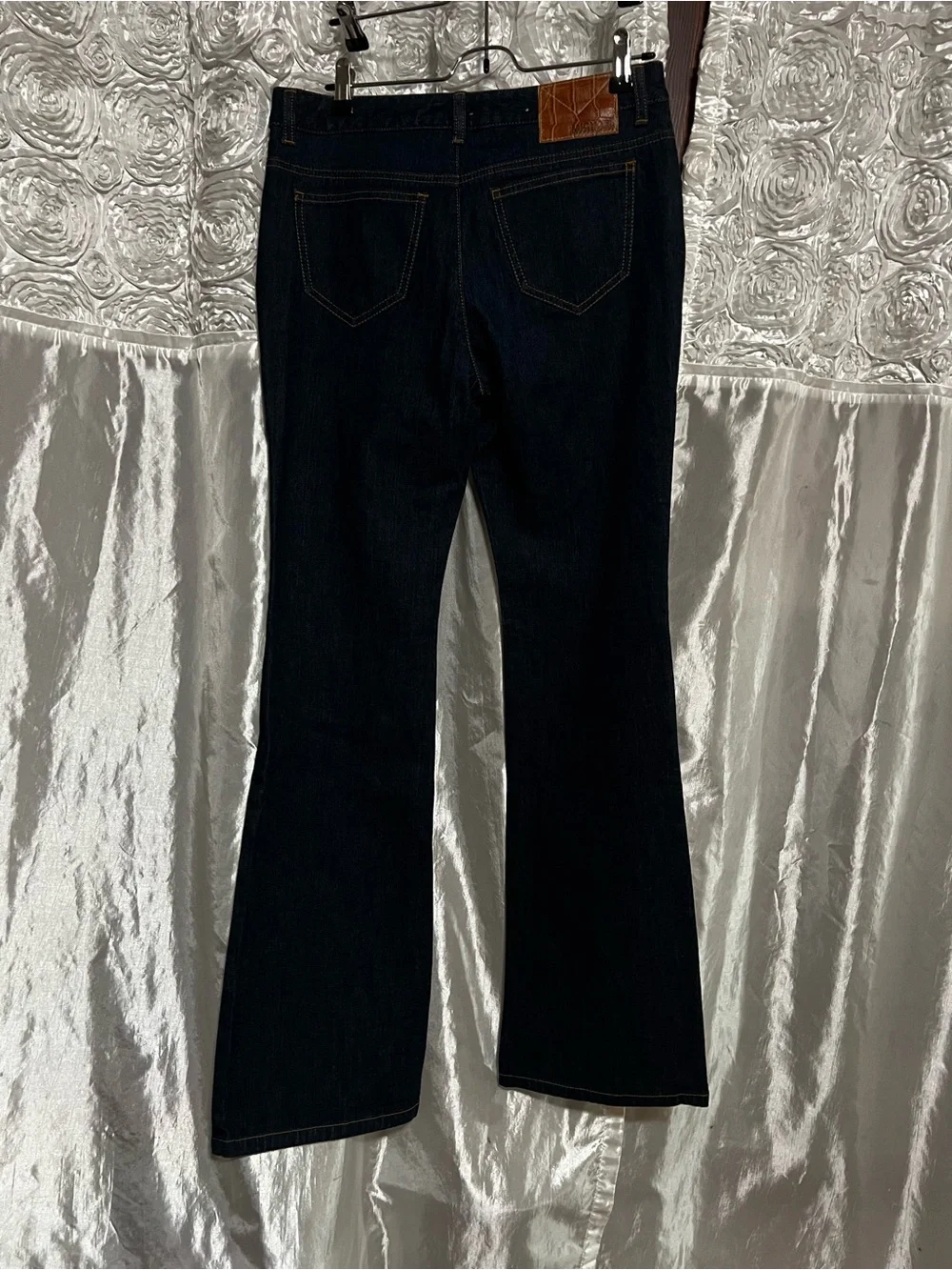 Michael Kors Dark Indigo Wide Leg Jeans
